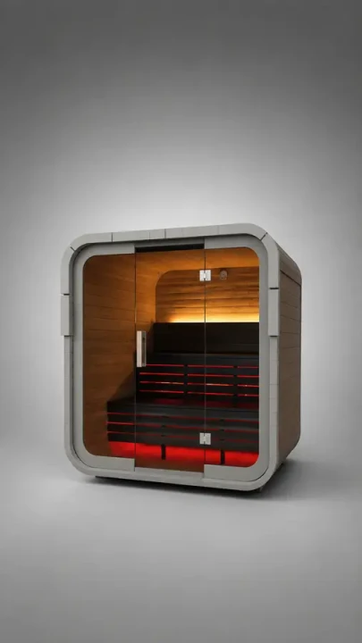 QUBIK Pure Balance – sauna ogrodowa z pełnym przeszkleniem