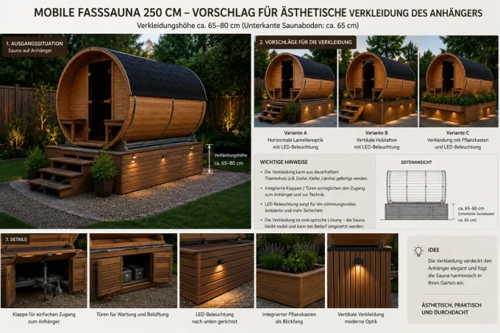 Premium-Holzverkleidung für beheizten Lagerraum – Ausstattungsbeispiele